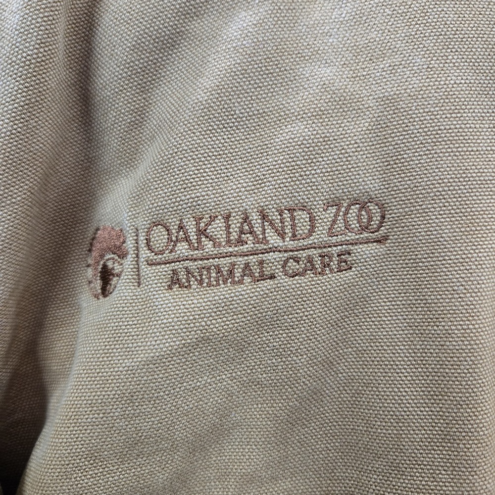 Carhartt Women Jacket M (8/10) Brown Sherpa Lined Weathered Duck Y2K - Picture 8 of 13